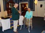 DG Dave Clifton presenting Carole with a Paul Harris Award